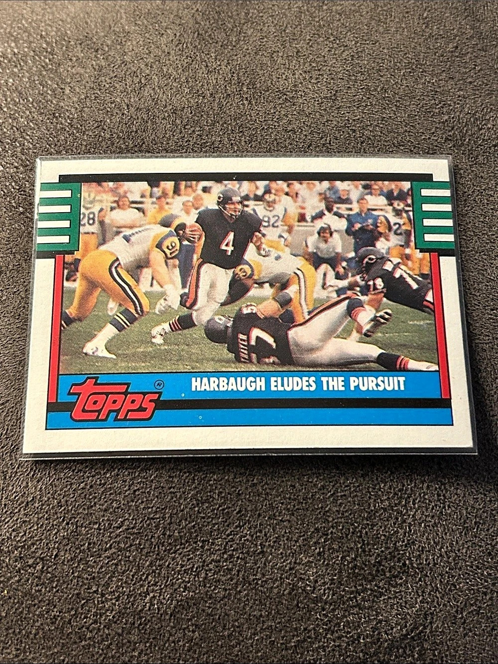 Jim Harbaugh 1990 Topps 501 Chicago Bears Football Card